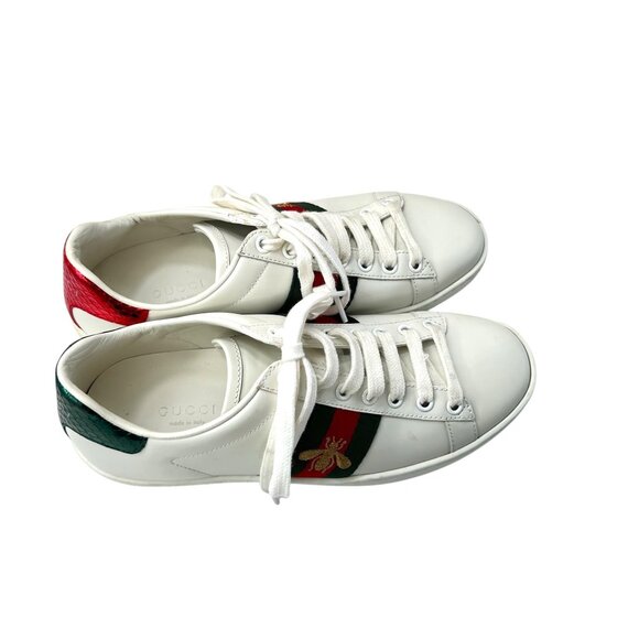 Gucci Women's Ace Bee Embroidered Sneaker Size 6 - Picture 5 of 16